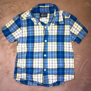 3T The Children Place short sleeve button up